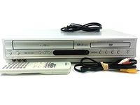 Toshiba SD-K220U VCR VHS DVD Player Combo Dual Deck Hi-Fi Player Silver SD-K220U VHS Cassette Recorder