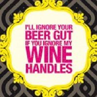 Beer Gut Cocktail Napkins