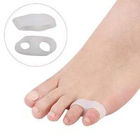 10pcs Gel Little Toe Buddy,Toe Corrector Toe Straightener,Tailor's Bunion Pads - Soft Gel Bunionette Pad Protector Tailors Bunion Pain Relief