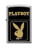 Zippo Playboy Cover January 1984 Pocket Lighter, Brushed Chrome