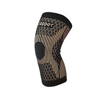 Copper Knee Brace -Copper Knee Sleeve Compression for Sports,Workout,Arthritis Pain Relief and Support-Single (XL)