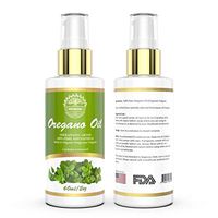 Natures Oregano Oil Organic 2oz Tattoo Toenails Pure Essential Oil Natural Wild Now Carvacrol Toenail Oreganol Oil Pump Spray Easy to Apply No Mess Large Size