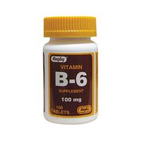 Rugby Vitamin B-6 100 mg 100 mg 100 Tabs