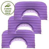 My Heating Pad Set of 3 Microwave Neck and Shoulder Plus Heating Pads | Neck Wraps Microwavable for Relief of Pain, Sore Muscles, Stress, Tension and Headaches (Purple Plus - Value Pack)