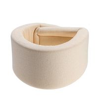 SUPVOX Soft Foam Neck Brace Support Sponge Cervical Collar for Neck Pain Relief (Beige)