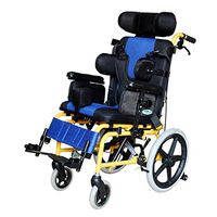 LAZ Wheelchair, Lightweight Adjustable Medical Half Lying Child Wheelchair Multi-Functional Wheelchair for Cerebral Palsy Children's Wheelchair, Disabled Kids, Adult