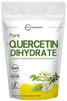 Maximum Strength Pure Quercetin Dihydrate Powder, 100 Gram , Powerfully Supports Energy, Immune Health and Antioxidant, No GMOs and Vegan Friendly