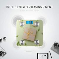 Bluetooth Body Fat Scale Gift Box Scattered Roses Layout On Smart Wireless Scale with LCD Display Measuring Body Weight Bmi and Health Digital Scale