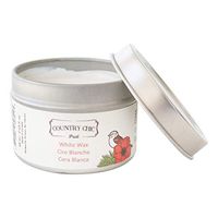 Furniture Wax - 100% Natural Furniture sealant for raw Wood or Painted Furniture (White, 8 oz)