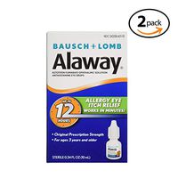 Bausch & Lomb Eye Drops, 0.34 fl oz (10 ml) 2-Pack