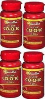 Q-SORB CO Q10 100mg 60 Softgels 4 Bottles by Puritan's Pride
