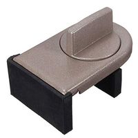 Fitfulvan Anti-Theft Window Lock Sliding Window Lock Translation Window Lock Child Safety Lock Restrictor Door Safe Sliding Catch Kids Security Sash Lock (Brown)