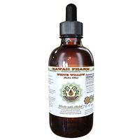 White Willow Alcohol-Free Liquid Extract, Organic White Willow (Salix Alba) Dried Bark Glycerite Natural Herbal Supplement, Hawaii Pharm, USA 2 fl.oz