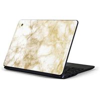 Skinit Decal Laptop Skin for Chromebook 3 11.6in 500c13-k01 - Officially Licensed Originally Designed Gold and White Marble Design