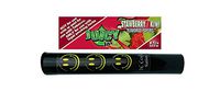 Herb Airtight Tube Pocket Protector with Juicy Jay's Strawberry Kiwi 1.25 Flavored Hemp Rolling Papers 1 Count DC Crafts Nation- Happy Face