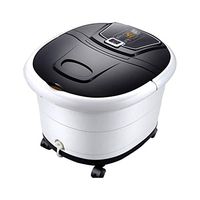 Foot Massagers Foot Bath Health Electric Foot Bath Automatic Massage Home Footbath Suitable for Middle-Aged and Elderly People Massage Tools (Color : Black, Size : 42.53136.9cm)