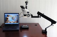 7X-45X Trinocular Articulating Zoom Microscope + 1.3M USB Camera