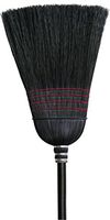 HAMBURG/NEXSTEP COMM PROD 6118-6 Black, 14" 6116-6 Warehouse 100% Corn Broom, Blac