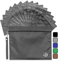 Smell Proof Stash Bag 11x9 Inches with 15 Resealable Reusable Container Bags 4x6 Inches - Heavy Duty Carbon Lined Odor Free Storage Pouch to Contain and Eliminate Scent