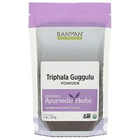 Banyan Botanicals Triphala Guggulu Powder - Certifed Organic, 1/2 Pound - Detoxification and Support for metabolic Function*