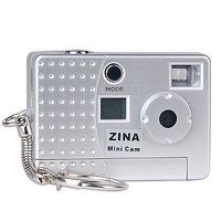 Zina 300K Mini Digital Keychain Camera (Silver)