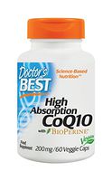 Doctor's Best, CoQ10 with Bioperine, 200 mg, 60 Veggie Caps (TWIN PACK)