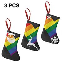 Santa Claus Snowman Christmas Figure Decoration Pride Heart Stylish for Funny Xmas Party