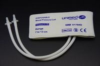 Double Hose Neonate Blood Pressure Cuffs, 5 Size Available, with Philips Neonate Connector (Size 4 (7-13cm) (2.8-5.1 inch))