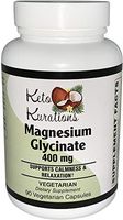 Keto Kurations High Absorption,100% Chelated Magnesium Glycinate, 400MG, Vegetarian