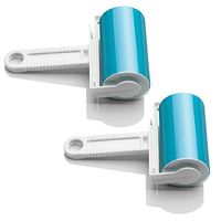 JZK 2 Sticky roller sucking dust hair, clothes, wool dust, fluff & pet hair remover,washable reusable lint roller
