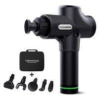 Deep Tissue Massager Muscle Massage Gun for Neck Back Percussion Body Relaxation 7 Hours Battery 20 Speed Brushless Motor,TOPXCEGUU M4