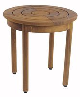 (Fully Assembled) AquaTeak Patented 18" Iris Teak Shower Bench