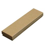 Cotton Filled Jewelry Gift Box Lot of 6 Kraft (8" X 2" X 1"