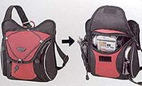 Annex Camera/Mini Camcorder Bag Black/Red