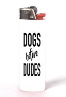 Dogs Before Dudes 2 Pack Vinyl Decal Wrap Skin Stickers by Moonlight Printing for Bic Lighters
