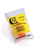 9" x 12" x 4 mil Clear Plastic Reclosable Chemotherapy Drug Transport Bags with Zip Top (Case of 1,000)