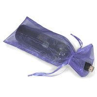 PIXNOR 10 x Sheer Organza Wine Bottle Gift Bags for Present Weddings Party
