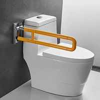 DERTHWER Toilet Handrail Safety Stabilizing Frame for Toilet Stabilizing Armrests Handle with Grab Bar Bathroom Seat Bracket for Special People Anti-Slip Safety & Assisting Rails Bar