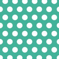 Aqua Polka Dots Luncheon Napkins