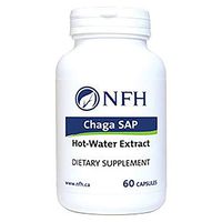 Chaga SAP (Mushroom HOT Water Extract) 60 Caps by NFH