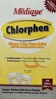 241-48 Chlorphen Allergy Tablets Industrial Pack 250x1 Per Box by Medique Pharmaceuticals -Part no. 241-48