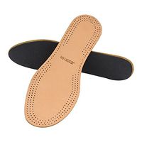 Handcrafted Shoe Inserts Slightly Padded with Latex Foam Odor-Control Removable Insole (Two-Pair, US 10-10.5/EU 43-44 for Men/Women)