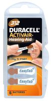 Duracell DC 312 Activair Hearing Aid Batteries Type 312 Pack of 60)