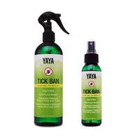 YAYA Organics Tick Ban | Extra Strength Tick Repellent Made with Essential Oils and All Natural, DEET Free Ingredients | Proven Effective, Safe for Adults, Kids and Dogs | Mixed Pack (4oz/16oz)