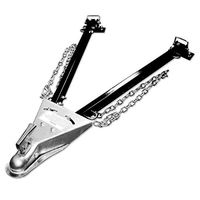 Hiltex 20046 Adjustable Universal Tow Bar, 5000 Lb Capacity | Includes Safety Chains