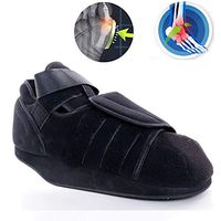 Huiuk Post-Op Shoes with Adjustable Straps - Walking Post-Op Shoe Protection Cast Boot for Broken Toe/Foot Fracture 1pcs,Notopentoe,L