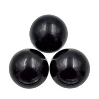 AD Beads Natural Gemstone Harmony Round Ball Crystal Healing Sphere Massage Rock 20~50mm (14 Black Onyx, 40mm)