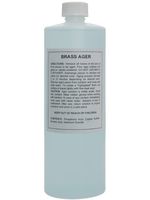 32oz (Ounce) - Brass Darkening Solution antique vintage old metal ager patina copper tin bronze dull