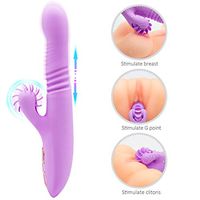 Upgraded Heating Stimulation Toys for Her Cli^torial Sucking Toy for Women with 7 Sucking Thrusting Modes Tongue Simulator Vibrating Toy with 7 Speed Rolling Vibration T-Shirt