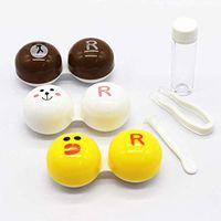 PCTC Cartoon Contact Lens Cases Box Holder Container